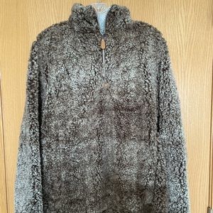 Pink Lily Sherpa Quarter zip